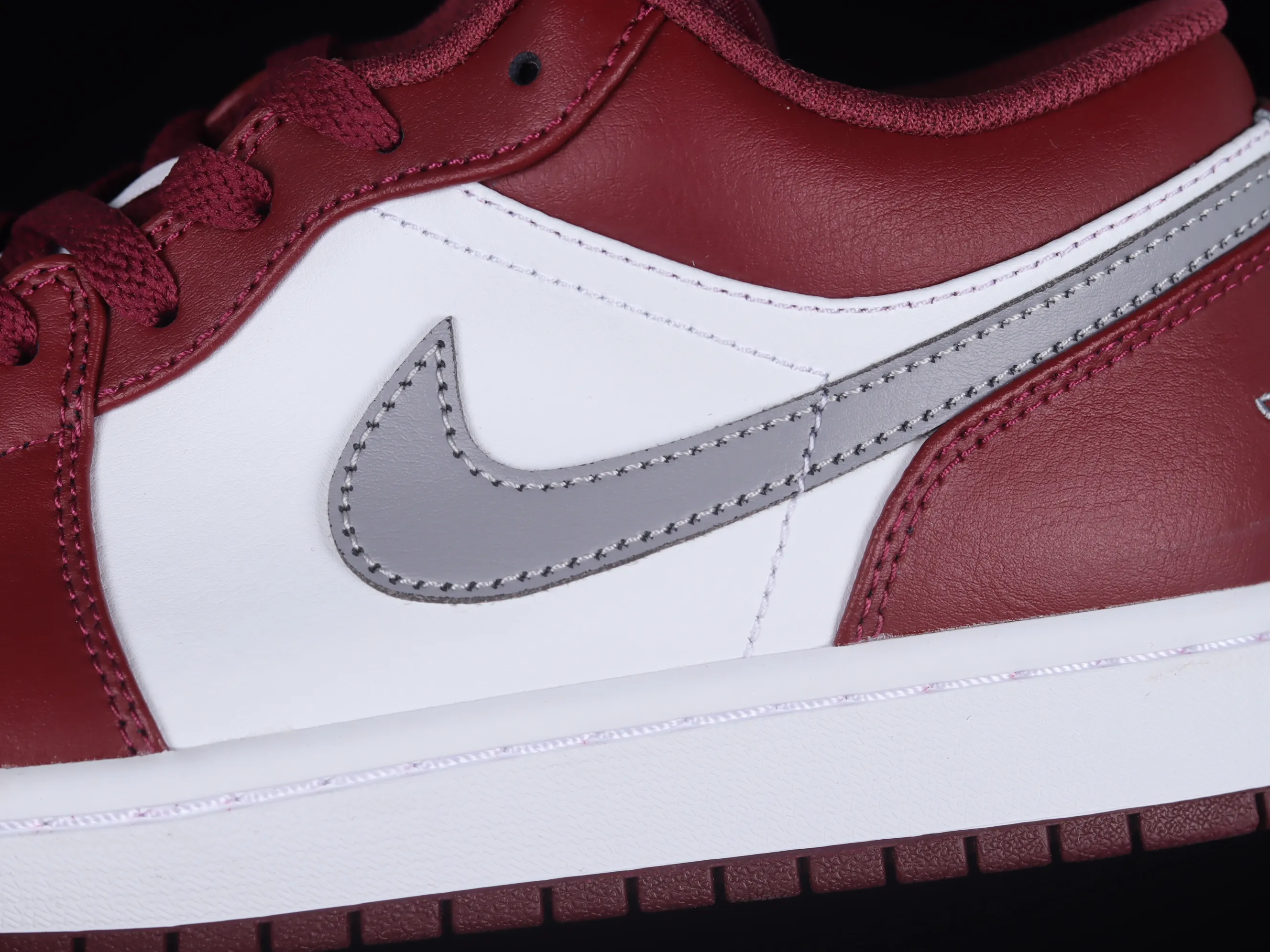All categories Air Jordan Jordan series basketball shoes Air Jordan 1 Low G version pure original Air Jordan 1 Low "Bordeaux" AJ1 Joe 1 Bordeaux red low-top basketball shoes 553558-615